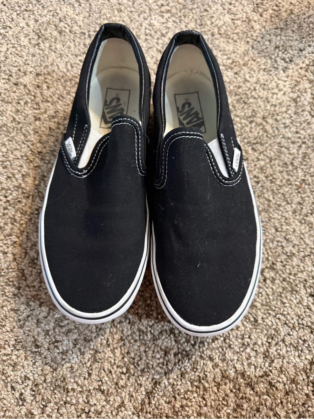Vans Black Classic Slip-On Sneakers Platform